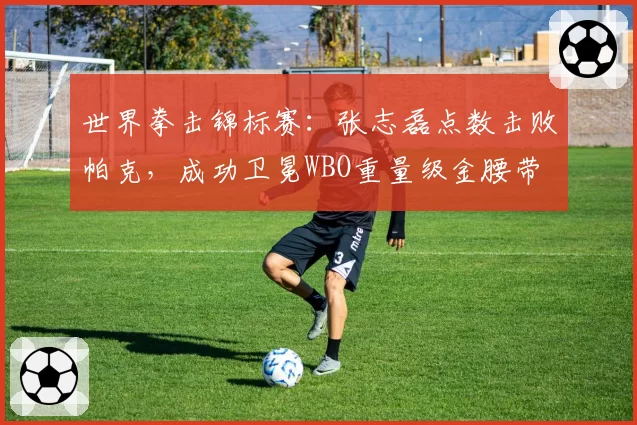 世界拳击锦标赛:张志磊点数击败帕克,成功卫冕WBO重量级金腰带